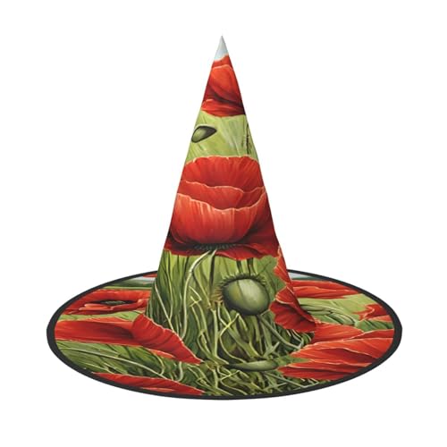KFRXXZQB Halloween-Hut mit Blumendruck, volle Abdeckung, verstaubare Hexen-Kopfbedeckung für Festivals, Larp und Partys, 1 Stück KFRXXZQB Halloween-Hut mit Blumendruck, volle Abdeckung, verstaubare Hexen-Kopfbedeckung für Festivals, Larp und Partys, 1 Stück von KFRXXZQB