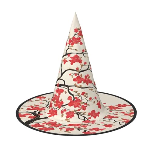 KFRXXZQB Halloween-Hut mit Blumendruck, volle Abdeckung, verstaubare Hexen-Kopfbedeckung für Festivals, Larp und Partys, 1 Stück KFRXXZQB Halloween-Hut mit Blumendruck, volle Abdeckung, verstaubare Hexen-Kopfbedeckung für Festivals, Larp und Partys, 1 Stück von KFRXXZQB