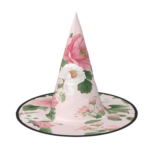 KFRXXZQB Halloween-Hut mit Blumendruck, volle Abdeckung, verstaubare Hexen-Kopfbedeckung für Festivals, Larp und Partys, 2 Stück KFRXXZQB Halloween-Hut mit Blumendruck, volle Abdeckung, verstaubare Hexen-Kopfbedeckung für Festivals, Larp und Partys, 2 Stück von KFRXXZQB