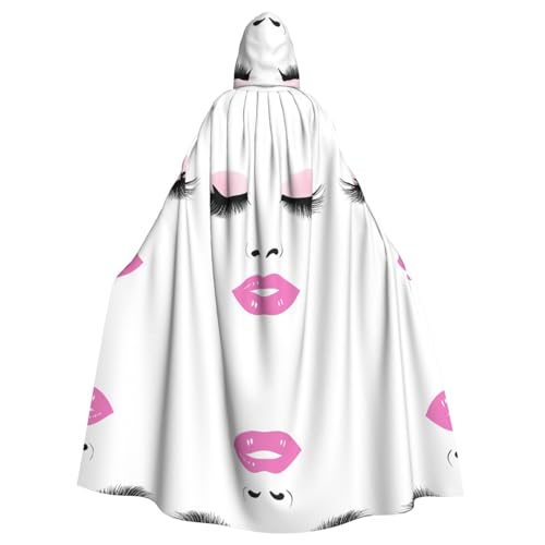 KFRXXZQB Halloween-Umhang für Erwachsene, verstellbarer Kapuzenumhang für Partys, Gothic-Events und Festivals, maschinenwaschbar, Weiß KFRXXZQB Halloween-Umhang für Erwachsene, verstellbarer Kapuzenumhang für Partys, Gothic-Events und Festivals, maschinenwaschbar, Weiß von KFRXXZQB