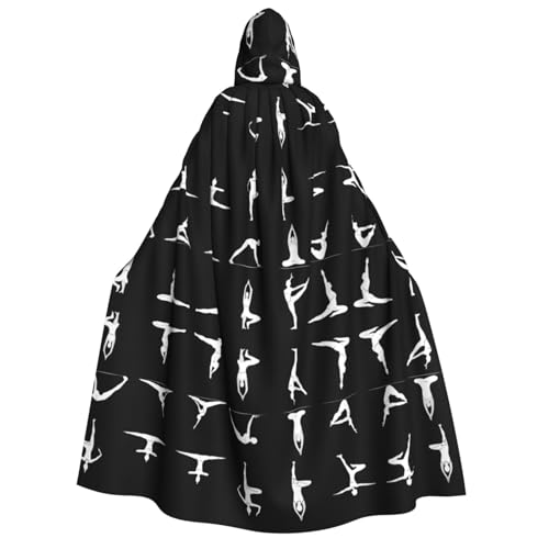 KFRXXZQB Halloween-Umhang mit Kapuze für Erwachsene, Gothic-Umhang für Festivals, Larp-Events und Motto-Partys, mit maschinenwaschbarem Stoff KFRXXZQB Halloween-Umhang mit Kapuze für Erwachsene, Gothic-Umhang für Festivals, Larp-Events und Motto-Partys, mit maschinenwaschbarem Stoff von KFRXXZQB