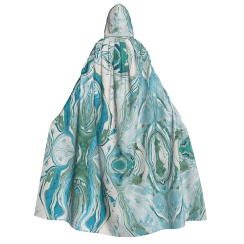 KFRXXZQB Halloween-Umhang mit Kapuze für Erwachsene, Gothic-Umhang für Festivals, Larp-Events und Themenpartys, mit maschinenwaschbarem Stoff, Blaugrün und goldfarben KFRXXZQB Halloween-Umhang mit Kapuze für Erwachsene, Gothic-Umhang für Festivals, Larp-Events und Themenpartys, mit maschinenwaschbarem Stoff, Blaugrün und goldfarben von KFRXXZQB