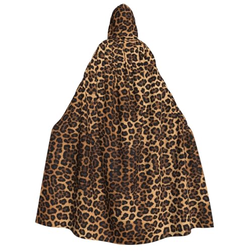 KFRXXZQB Halloween-Umhang mit Leopardenmuster für Erwachsene, Volldruck, Gothic-Umhang für Festivals, Larp-Events und Motto-Partys, mit maschinenwaschbarem Stoff KFRXXZQB Halloween-Umhang mit Leopardenmuster für Erwachsene, Volldruck, Gothic-Umhang für Festivals, Larp-Events und Motto-Partys, mit maschinenwaschbarem Stoff von KFRXXZQB
