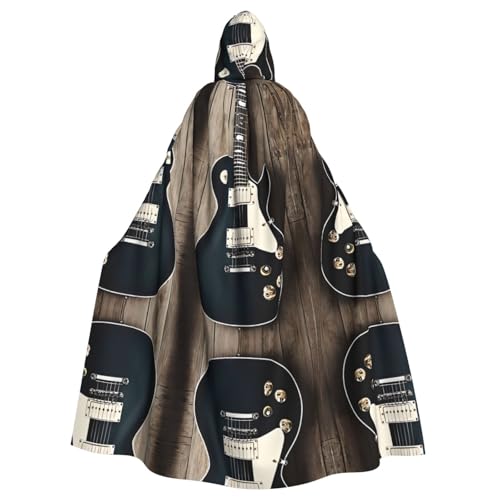 KFRXXZQB Halloween-Umhang mit Musikgitarre – verstellbarer Kapuzenumhang für Partys, Gothic-Events und Festivals, maschinenwaschbar KFRXXZQB Halloween-Umhang mit Musikgitarre – verstellbarer Kapuzenumhang für Partys, Gothic-Events und Festivals, maschinenwaschbar von KFRXXZQB
