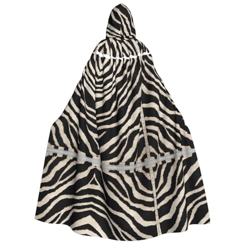 KFRXXZQB Halloween-Umhang mit Zebra-Tierdruck, für Erwachsene, Gothic-Umhang für Festivals, Larp-Events und Themenpartys, mit maschinenwaschbarem Stoff KFRXXZQB Halloween-Umhang mit Zebra-Tierdruck, für Erwachsene, Gothic-Umhang für Festivals, Larp-Events und Themenpartys, mit maschinenwaschbarem Stoff von KFRXXZQB