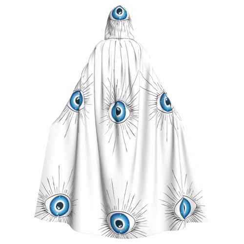 KFRXXZQB Halloween-Umhang mit bösen Blicken, verstellbarer Kapuzenumhang für Partys, Gothic-Events und Festivals, maschinenwaschbar KFRXXZQB Halloween-Umhang mit bösen Blicken, verstellbarer Kapuzenumhang für Partys, Gothic-Events und Festivals, maschinenwaschbar von KFRXXZQB