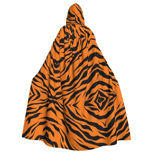 KFRXXZQB Halloween-Umhang mit orangefarbenem Tiger-Leopardenmuster, verstellbarer Kapuzenumhang für Partys, Gothic-Events und Festivals, maschinenwaschbar KFRXXZQB Halloween-Umhang mit orangefarbenem Tiger-Leopardenmuster, verstellbarer Kapuzenumhang für Partys, Gothic-Events und Festivals, maschinenwaschbar von KFRXXZQB