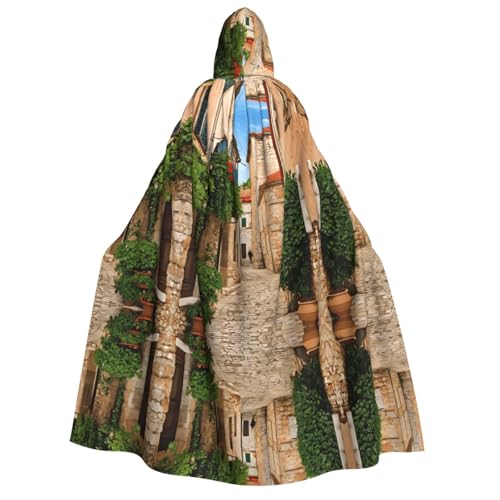 KFRXXZQB Italienischer Halloween-Umhang mit Kapuze für Erwachsene, Gothic-Umhang für Festivals, Larp-Events und Motto-Partys, mit maschinenwaschbarem Stoff KFRXXZQB Italienischer Halloween-Umhang mit Kapuze für Erwachsene, Gothic-Umhang für Festivals, Larp-Events und Motto-Partys, mit maschinenwaschbarem Stoff von KFRXXZQB