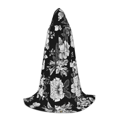 KFRXXZQB Kapuzenumhang mit Blumendruck, verstellbar, bedruckt, für Halloween, Veranstaltungen, Schultheater und Kostüme, Größe L KFRXXZQB Kapuzenumhang mit Blumendruck, verstellbar, bedruckt, für Halloween, Veranstaltungen, Schultheater und Kostüme, Größe L von KFRXXZQB