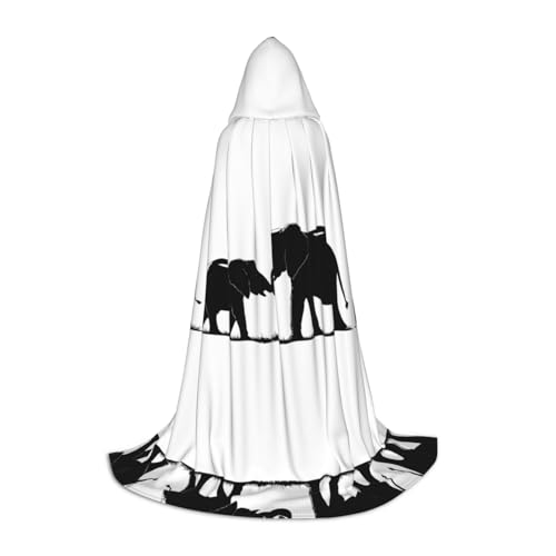 KFRXXZQB Kapuzenumhang mit Elefantenmotiv, verstellbar, bedruckt, für Halloween, Veranstaltungen, Schultheater und Kostüme, Größe S KFRXXZQB Kapuzenumhang mit Elefantenmotiv, verstellbar, bedruckt, für Halloween, Veranstaltungen, Schultheater und Kostüme, Größe S von KFRXXZQB