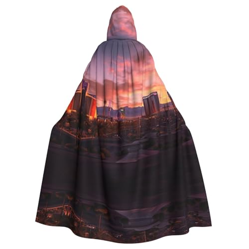 KFRXXZQB Las Vegas Halloween-Umhang für Erwachsene, Sonnenuntergang, verstellbarer Kapuzenumhang für Partys, Gothic-Events und Festivals, maschinenwaschbar KFRXXZQB Las Vegas Halloween-Umhang für Erwachsene, Sonnenuntergang, verstellbarer Kapuzenumhang für Partys, Gothic-Events und Festivals, maschinenwaschbar von KFRXXZQB