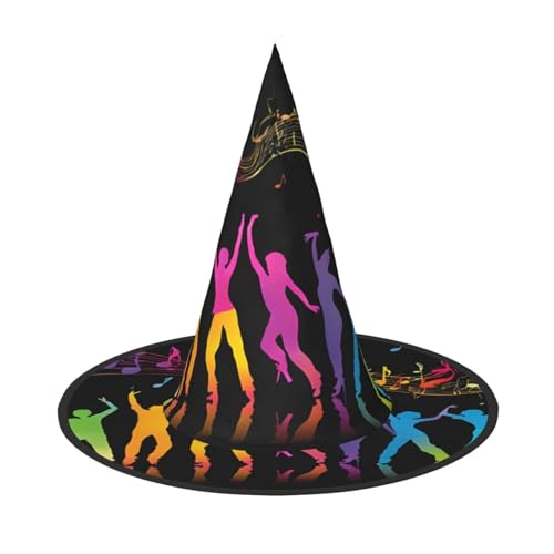 KFRXXZQB Tanzen mit Musik, Halloween-Hut mit voller Abdeckung, verstaubare Hexen-Kopfbedeckung für Festivals, Larp und Partys, 2 Stück KFRXXZQB Tanzen mit Musik, Halloween-Hut mit voller Abdeckung, verstaubare Hexen-Kopfbedeckung für Festivals, Larp und Partys, 2 Stück von KFRXXZQB