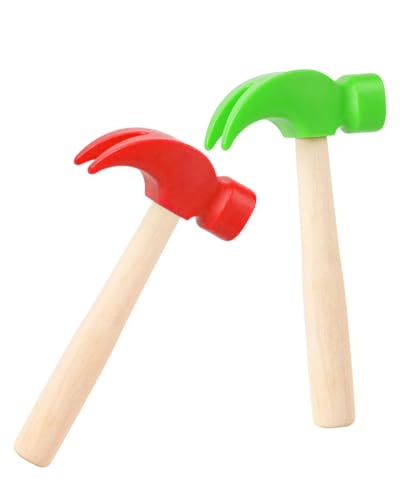 KGDUYC Holzhammer-Spielzeug für Kinder 2 Stück,Minni Holz Hammer,Mallet Stampfen Spielzeug,Simulationshammer,Wartungswerkzeug,Krabben Hummer Schlägel,Kreatives DIY Lernspielzeug für Kinder-rot/grün KGDUYC Holzhammer-Spielzeug für Kinder 2 Stück,Minni Holz Hammer,Mallet Stampfen Spielzeug,Simulationshammer,Wartungswerkzeug,Krabben Hummer Schlägel,Kreatives DIY Lernspielzeug für Kinder-rot/grün von KGDUYC