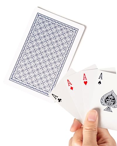 KGDUYC Spielkarten,2 Decks Pokerkarten,Standard Spielkarten,kartenspiel,Playing Cards, Profi Poker, Wasserdichtes,Geeignet für Familienpokerspiele, Partypokerspiele von KGDUYC