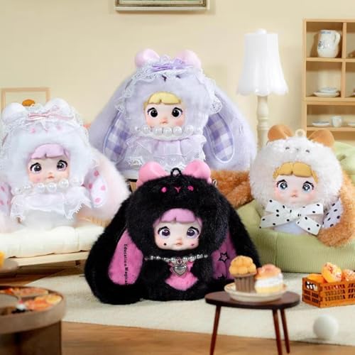 KGOPRTU Nommi Baby-Sweetheart Bunny-Serie, Anime-Figuren-Anhänger, süße Plüschpuppe, geheimnisvolles Sammlerspielzeug, Geschenk (1 Stück zufällig ausgewählt) von KGOPRTU