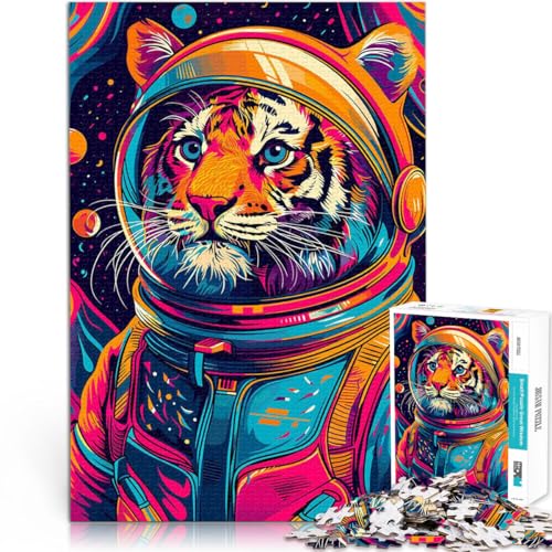 1000-Teile-Puzzle für Erwachsene “Astronaut Space Tiger” Aus Karton,Geeignet für Kinder ab 14 Jahren Lernspielzeug-Herausforderung Gutes Geschenk。Größe:26x38cm/10.2x14.9Zoll 1000-Teile-Puzzle für Erwachsene “Astronaut Space Tiger” Aus Karton,Geeignet für Kinder ab 14 Jahren Lernspielzeug-Herausforderung Gutes Geschenk。Größe:26x38cm/10.2x14.9Zoll von KGUHVFTK