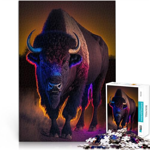 1000-Teile-Puzzle für Erwachsene “Büffel Tier” Aus Karton,ab 14 Jahren Interessante Stressreduzierung Geschenke für Freunde und Familie。Größe:38x52cm/14.9x20.4Zoll 1000-Teile-Puzzle für Erwachsene “Büffel Tier” Aus Karton,ab 14 Jahren Interessante Stressreduzierung Geschenke für Freunde und Familie。Größe:38x52cm/14.9x20.4Zoll von KGUHVFTK