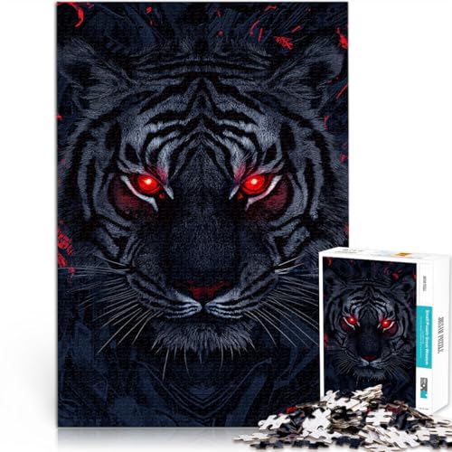 1000-Teile-Puzzle für Erwachsene “Fantasy Tiger” Aus Holz,für Kinder ab 14 Jahren Für Familienspaß Lustige Aktivitäten zu Hause, Geburtstagsgeschenke, Reisegeschenke,。Größe:50x75cm/19.6x29.5Zoll 1000-Teile-Puzzle für Erwachsene “Fantasy Tiger” Aus Holz,für Kinder ab 14 Jahren Für Familienspaß Lustige Aktivitäten zu Hause, Geburtstagsgeschenke, Reisegeschenke,。Größe:50x75cm/19.6x29.5Zoll von KGUHVFTK