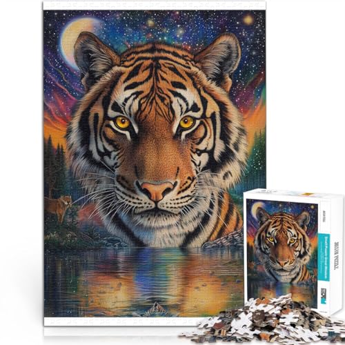 1000-Teile-Puzzle für Erwachsene “Farbgemälde Tiger” Aus Karton,für 14+ Kunstdekoration für Zuhause Gutes Geschenk。Größe:38x52cm/14.9x20.4Zoll 1000-Teile-Puzzle für Erwachsene “Farbgemälde Tiger” Aus Karton,für 14+ Kunstdekoration für Zuhause Gutes Geschenk。Größe:38x52cm/14.9x20.4Zoll von KGUHVFTK