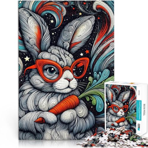 1000-Teile-Puzzle für Erwachsene “Hase im Weltraum” Aus Karton,ab 14 Jahren mit vollständig miteinander verbundenen Stücken beliebiger Form EIN Kunstwerk。Größe:38x52cm/14.9x20.4Zoll 1000-Teile-Puzzle für Erwachsene “Hase im Weltraum” Aus Karton,ab 14 Jahren mit vollständig miteinander verbundenen Stücken beliebiger Form EIN Kunstwerk。Größe:38x52cm/14.9x20.4Zoll von KGUHVFTK