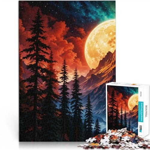 1000-Teile-Puzzle für Erwachsene “Mondlicht in den Bergen” Aus Karton,Geeignet für Kinder ab 14 Jahren Analyse und Logik Wichtelgeschenke。Größe:26x38cm/10.2x14.9Zoll 1000-Teile-Puzzle für Erwachsene “Mondlicht in den Bergen” Aus Karton,Geeignet für Kinder ab 14 Jahren Analyse und Logik Wichtelgeschenke。Größe:26x38cm/10.2x14.9Zoll von KGUHVFTK