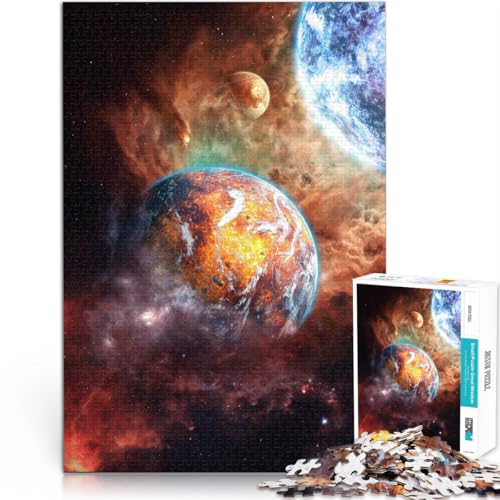 1000-Teile-Puzzle für Erwachsene “Raum” Aus Karton，für und ab 14 Jahren Schwierig zu vervollständigen, Aber lustig und humorvoll Schenkung von Kunstwerken。Größe：26x38cm/10.2x14.9Zoll von KGUHVFTK