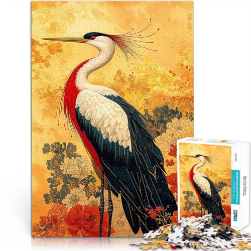 1000-Teile-Puzzle für Erwachsene “Rotschopfkranich” Aus Karton,ab 14 Jahren Lernspiele, Heimdekorationsspiel. Geschenke zum 。Größe:38x52cm/14.9x20.4Zoll 1000-Teile-Puzzle für Erwachsene “Rotschopfkranich” Aus Karton,ab 14 Jahren Lernspiele, Heimdekorationsspiel. Geschenke zum 。Größe:38x52cm/14.9x20.4Zoll von KGUHVFTK