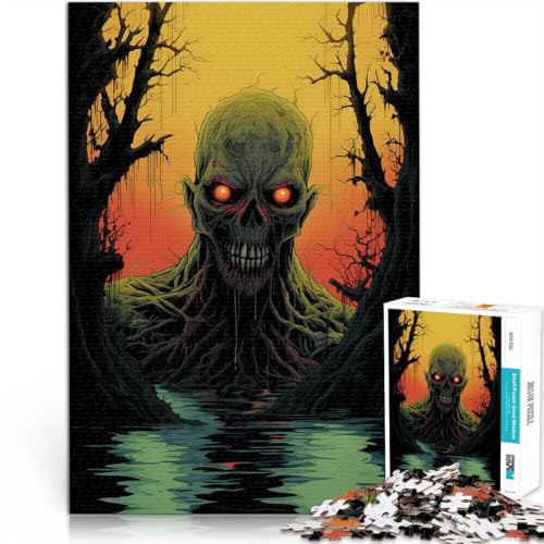 1000-Teile-Puzzle für Erwachsene “Sumpfkreatur” Aus Karton,Geeignet für Kinder ab 14 Jahren Lernspielzeug zum Lernen Geschenk - Herausforderndes Spiel。Größe:26x38cm/10.2x14.9Zoll 1000-Teile-Puzzle für Erwachsene “Sumpfkreatur” Aus Karton,Geeignet für Kinder ab 14 Jahren Lernspielzeug zum Lernen Geschenk - Herausforderndes Spiel。Größe:26x38cm/10.2x14.9Zoll von KGUHVFTK