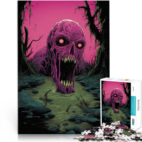 1000-Teile-Puzzle für Erwachsene “Sumpfkreatur” Aus Karton,für und ab 14 Jahren Pädagogisches Spielzeug zum Lernen Interessante Geschenke zur Stressreduzierung。Größe:26x38cm/10.2x14.9Zoll 1000-Teile-Puzzle für Erwachsene “Sumpfkreatur” Aus Karton,für und ab 14 Jahren Pädagogisches Spielzeug zum Lernen Interessante Geschenke zur Stressreduzierung。Größe:26x38cm/10.2x14.9Zoll von KGUHVFTK