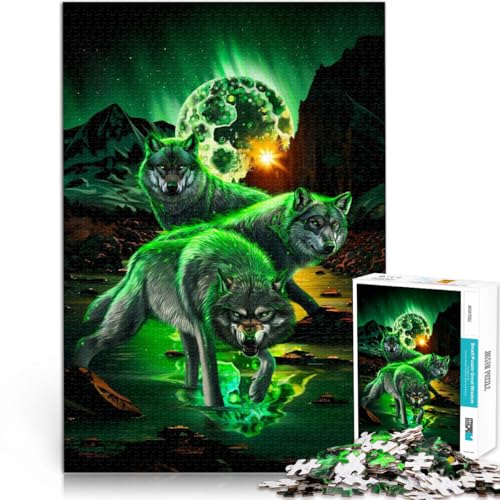 1000-Teile-Puzzle für Erwachsene “Wolfsjagd im Tal” Aus Karton,ab 14 Jahren Wohndeko Gutes Geschenk。Größe:38x52cm/14.9x20.4Zoll 1000-Teile-Puzzle für Erwachsene “Wolfsjagd im Tal” Aus Karton,ab 14 Jahren Wohndeko Gutes Geschenk。Größe:38x52cm/14.9x20.4Zoll von KGUHVFTK