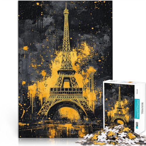 1000-Teile-Puzzle für Erwachsene und Jugendliche “Abstrakter Eiffelturm” Aus Karton,für Kinder ab 14 Jahren Herausforderndes Spiel Lernen pädagogisches Geschenk。Größe:26x38cm/10.2x14.9Zoll 1000-Teile-Puzzle für Erwachsene und Jugendliche “Abstrakter Eiffelturm” Aus Karton,für Kinder ab 14 Jahren Herausforderndes Spiel Lernen pädagogisches Geschenk。Größe:26x38cm/10.2x14.9Zoll von KGUHVFTK