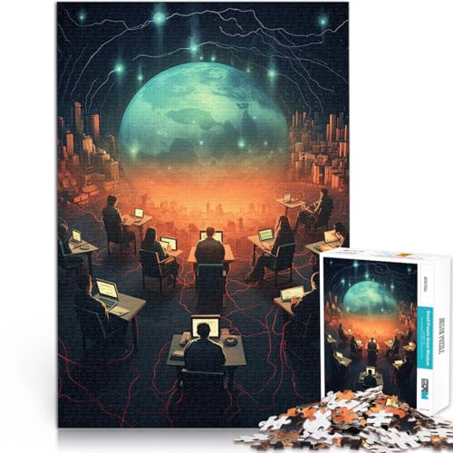 1000-Teile-Puzzle für Erwachsene und Jugendliche “ Internetkunst” Aus Karton,ab 14 Jahren Intellektuelles Dekompressions-Lernspielzeug Es eignet ganze Familie。 1000-Teile-Puzzle für Erwachsene und Jugendliche “ Internetkunst” Aus Karton,ab 14 Jahren Intellektuelles Dekompressions-Lernspielzeug Es eignet ganze Familie。 von KGUHVFTK