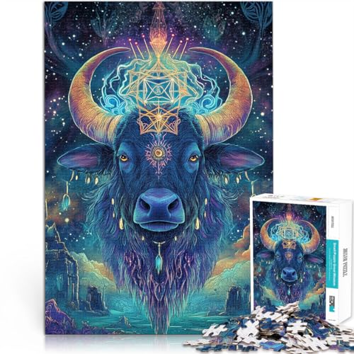 1000-Teile-Puzzle für Erwachsene und Jugendliche “Mythisches Tier Bulle” Aus Holz,Geeignet für Personen ab 14 Jahren Antistress Schwierige Herausforderung Geeignet 。 1000-Teile-Puzzle für Erwachsene und Jugendliche “Mythisches Tier Bulle” Aus Holz,Geeignet für Personen ab 14 Jahren Antistress Schwierige Herausforderung Geeignet 。 von KGUHVFTK