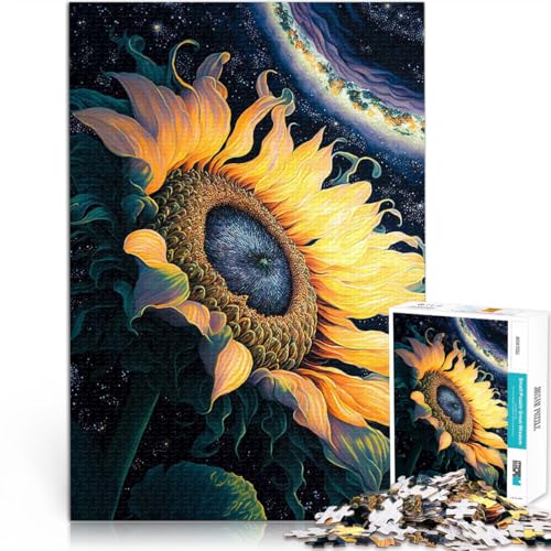 1000-Teile-Puzzle für Erwachsene und Jugendliche “Universum Sonnenblume” Aus Karton,ab 14 Jahren Anti-Stress-Lernspielzeug Geschenk zum Geburtstag。Größe:38x52cm/14.9x20.4Zoll 1000-Teile-Puzzle für Erwachsene und Jugendliche “Universum Sonnenblume” Aus Karton,ab 14 Jahren Anti-Stress-Lernspielzeug Geschenk zum Geburtstag。Größe:38x52cm/14.9x20.4Zoll von KGUHVFTK
