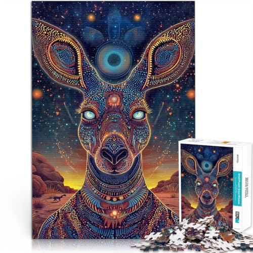 1000-Teile-Puzzle für Teenager “Farbiges Känguru” Aus Holz,ab 14 Jahren Dekomprimierendes intellektuelles Lernspielzeug Tolles Geschenk。Größe:50x75cm/19.6x29.5Zoll 1000-Teile-Puzzle für Teenager “Farbiges Känguru” Aus Holz,ab 14 Jahren Dekomprimierendes intellektuelles Lernspielzeug Tolles Geschenk。Größe:50x75cm/19.6x29.5Zoll von KGUHVFTK