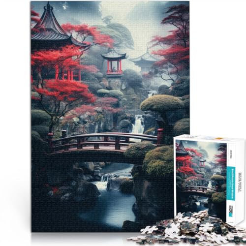 1000-Teile-Puzzle für Teenager “ Japanische Landschaftskunst” Aus Karton,für und ab 14 Jahren für die Heimdekoration Geschenke zum 。Größe:38x52cm/14.9x20.4Zoll 1000-Teile-Puzzle für Teenager “ Japanische Landschaftskunst” Aus Karton,für und ab 14 Jahren für die Heimdekoration Geschenke zum 。Größe:38x52cm/14.9x20.4Zoll von KGUHVFTK