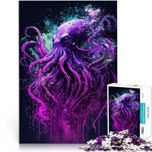 1000-Teile-Puzzle für Teenager “Kosmischer Fantasy-Oktopus” Aus Karton,für und ab 14 Jahren Lernspiele Geschenk zum Geburtstag。Größe:38x52cm/14.9x20.4Zoll 1000-Teile-Puzzle für Teenager “Kosmischer Fantasy-Oktopus” Aus Karton,für und ab 14 Jahren Lernspiele Geschenk zum Geburtstag。Größe:38x52cm/14.9x20.4Zoll von KGUHVFTK