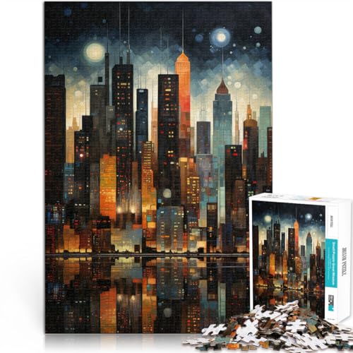 1000-Teile-Puzzle für Teenager “Kunstwerke mit der Skyline der Stadt” Aus Karton,Geeignet für Personen ab 14 Jahren Eltern-Kind-Interaktion Familienspiele Weihnachten Geburtstagsgeschenke。 1000-Teile-Puzzle für Teenager “Kunstwerke mit der Skyline der Stadt” Aus Karton,Geeignet für Personen ab 14 Jahren Eltern-Kind-Interaktion Familienspiele Weihnachten Geburtstagsgeschenke。 von KGUHVFTK