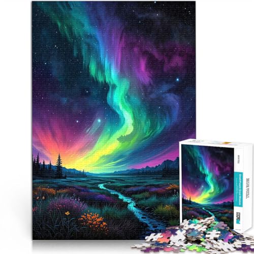 1000-Teile-Puzzle für Teenager “Regenbogen Aurora Himmel” Aus Karton,Geeignet für Kinder ab 14 Jahren Quizspiel ganze Familie eignet。Größe:38x52cm 1000-Teile-Puzzle für Teenager “Regenbogen Aurora Himmel” Aus Karton,Geeignet für Kinder ab 14 Jahren Quizspiel ganze Familie eignet。Größe:38x52cm von KGUHVFTK