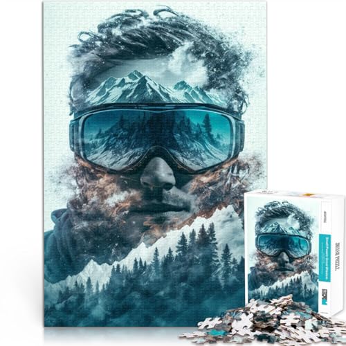 1000-Teile-Puzzle für Teenager “Ski Vintage Skifahren” Aus Karton,Geeignet für Kinder ab 14 Jahren Dekomprimierendes intellektuelles Lernspielzeug Angeboten als Geschenk für die ganze Familie。 1000-Teile-Puzzle für Teenager “Ski Vintage Skifahren” Aus Karton,Geeignet für Kinder ab 14 Jahren Dekomprimierendes intellektuelles Lernspielzeug Angeboten als Geschenk für die ganze Familie。 von KGUHVFTK