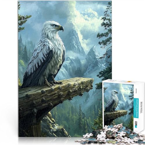1000 Teile Puzzles für Erwachsene Puzzles Geschenke “Adler auf Berggipfel” Aus Karton,ab 14 Jahren Lustige Spiele Angeboten als Geschenk für die ganze Familie。Größe:26x38cm/10.2x14.9Zoll 1000 Teile Puzzles für Erwachsene Puzzles Geschenke “Adler auf Berggipfel” Aus Karton,ab 14 Jahren Lustige Spiele Angeboten als Geschenk für die ganze Familie。Größe:26x38cm/10.2x14.9Zoll von KGUHVFTK