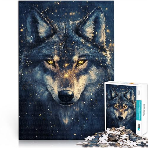 1000 Teile Puzzles für Erwachsene Puzzles Geschenke “Im Dunkeln Wolf” Aus Karton,Geeignet für Kinder ab 14 Jahren Lernspiele Heimdekoration Künstlersammlung, Bildende Kunst。Größe:38x52cm 1000 Teile Puzzles für Erwachsene Puzzles Geschenke “Im Dunkeln Wolf” Aus Karton,Geeignet für Kinder ab 14 Jahren Lernspiele Heimdekoration Künstlersammlung, Bildende Kunst。Größe:38x52cm von KGUHVFTK