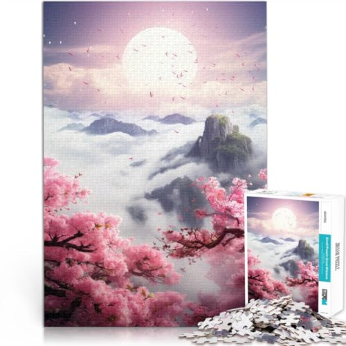 1000 Teile Puzzles für Erwachsene Puzzles Geschenke “japanische Stimmung” Aus Karton，ab 14 Jahren Stressabbau Schwierige Herausforderung Weihnachts- und Geburtstagsgeschenke。Größe：26x38cm von KGUHVFTK