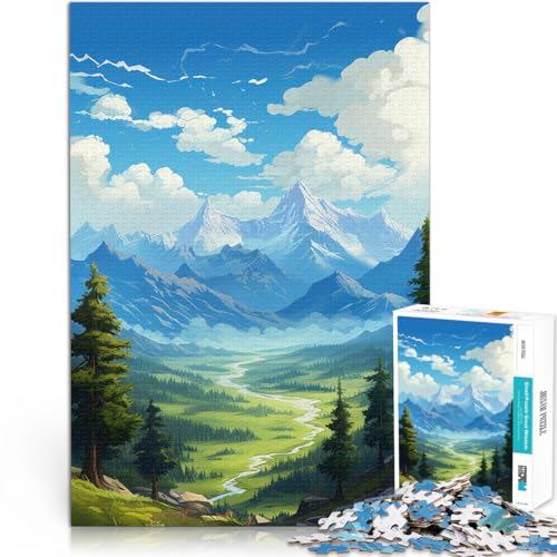 1000-teilige Puzzles für Erwachsene “ Berge Kunst” Aus Karton,für 14+ Entspannungsspiele Spiele Spielzeug Geschenk。Größe:26x38cm/10.2x14.9Zoll 1000-teilige Puzzles für Erwachsene “ Berge Kunst” Aus Karton,für 14+ Entspannungsspiele Spiele Spielzeug Geschenk。Größe:26x38cm/10.2x14.9Zoll von KGUHVFTK
