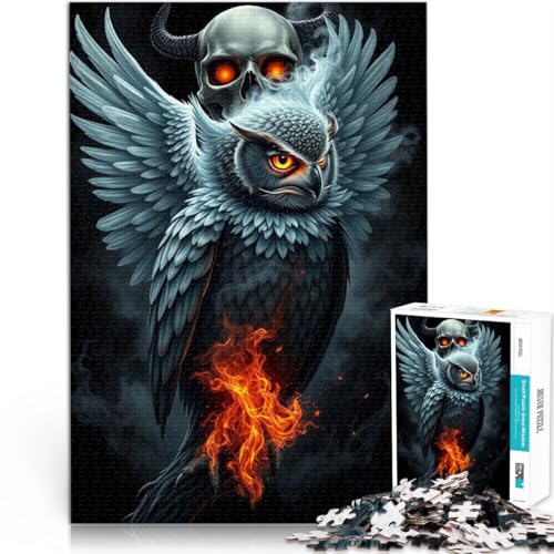 1000-teilige Puzzles für Erwachsene “EIN bedrohlicher Totenkopf” Aus Karton,ab 14 Jahren Geschenke zur Heimdekoration tolles Geschenk。Größe:38x52cm/14.9x20.4Zoll 1000-teilige Puzzles für Erwachsene “EIN bedrohlicher Totenkopf” Aus Karton,ab 14 Jahren Geschenke zur Heimdekoration tolles Geschenk。Größe:38x52cm/14.9x20.4Zoll von KGUHVFTK