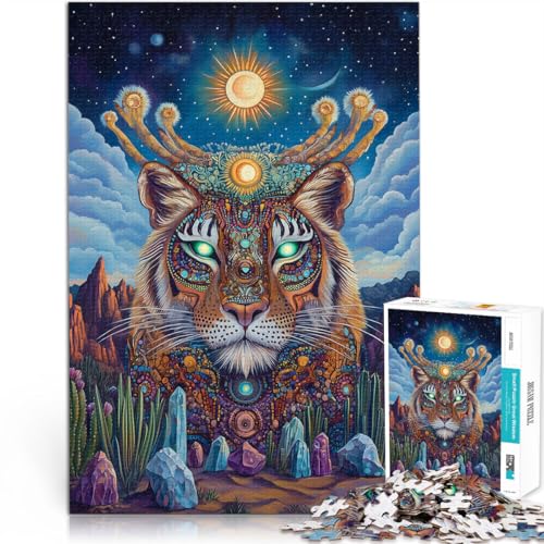1000-teilige Puzzles für Erwachsene “Fantasie-Tiger-Totem” Aus Karton,Geeignet für Kinder ab 14 Jahren Familienspiel für und Angeboten als Geschenk für die ganze Familie。Größe:26x38cm/10.2x14.9Zoll 1000-teilige Puzzles für Erwachsene “Fantasie-Tiger-Totem” Aus Karton,Geeignet für Kinder ab 14 Jahren Familienspiel für und Angeboten als Geschenk für die ganze Familie。Größe:26x38cm/10.2x14.9Zoll von KGUHVFTK