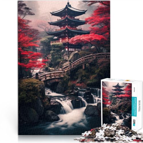 1000-teilige Puzzles für Erwachsene “ Japanische Landschaftskunst” Aus Karton,ab 14 Jahren Perfekte Dekoration Tolle Geschenke und Spielzeuge。Größe:26x38cm/10.2x14.9Zoll 1000-teilige Puzzles für Erwachsene “ Japanische Landschaftskunst” Aus Karton,ab 14 Jahren Perfekte Dekoration Tolle Geschenke und Spielzeuge。Größe:26x38cm/10.2x14.9Zoll von KGUHVFTK