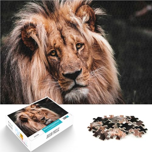 1000-teilige Puzzles für Erwachsene “Tiere Löwe Gesicht Portrait” Aus Karton,ab 14 Jahren Lustige Spiele Tolles Geschenk。Größe:26x38cm/10.2x14.9Zoll 1000-teilige Puzzles für Erwachsene “Tiere Löwe Gesicht Portrait” Aus Karton,ab 14 Jahren Lustige Spiele Tolles Geschenk。Größe:26x38cm/10.2x14.9Zoll von KGUHVFTK