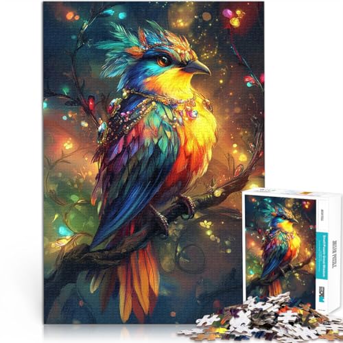 1000-teilige Puzzles für Erwachsene “magischer Vogel” Aus Karton，für 14+ Lernspiele für Erwachsene und Jugendliche Weihnachts- und Geburtstagsgeschenke。Größe：26x38cm/10.2x14.9Zoll von KGUHVFTK