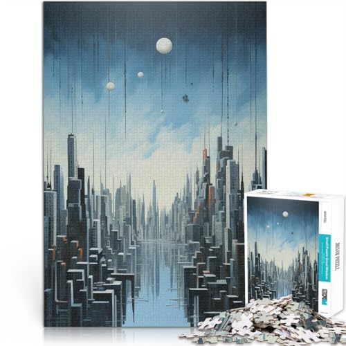 1000-teilige Puzzles für Erwachsene und Jugendliche “Kunstwerke mit der Skyline der Stadt” Aus Karton,ab 14 Jahren Puzzlespiel Geschenkideen。Größe:38x52cm/14.9x20.4Zoll 1000-teilige Puzzles für Erwachsene und Jugendliche “Kunstwerke mit der Skyline der Stadt” Aus Karton,ab 14 Jahren Puzzlespiel Geschenkideen。Größe:38x52cm/14.9x20.4Zoll von KGUHVFTK